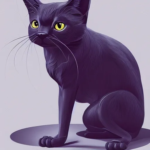 Image similar to liquid cat, highly detailed, smooth, artstation, digital illustration