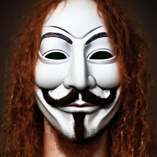 Prompt: anonymous as a hippy, award winning creature portrait photography, extremely detailed, artstation, 8 k, sensual lighting, incredible art, wlop, artgerm
