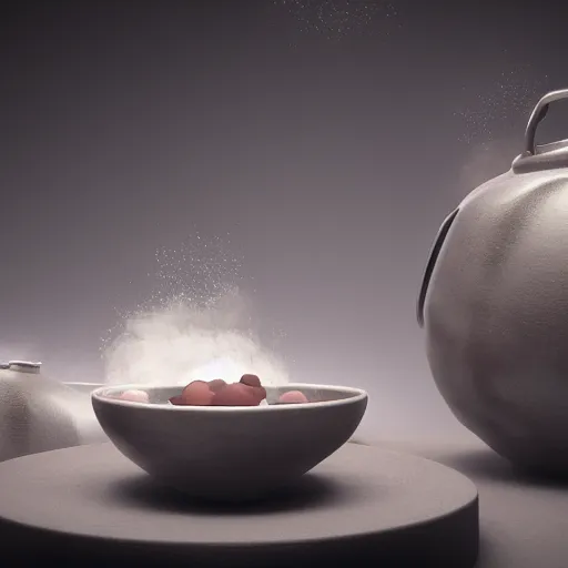 Image similar to boiling imagination in a bowl, ultra detailed, digital art, octane render, ultra sharp