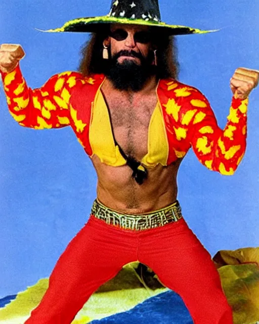 Prompt: Nacho Man Randy Savage