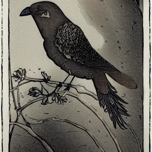 Image similar to subdued shadow of my remorse...thorn in my side...blade under me...the chances have ruffled between us: jagged feathers of a sick bird. today they upend themselves in pirouettes, a wrathful bouquet. and for whom? for what god, what cruel goddess do we pursue this slope to ruin? chase this treacherous tail? on nights like this, the glint of your moon's eyes' teeth still fresh, a coat of snow in the lawn of my mind