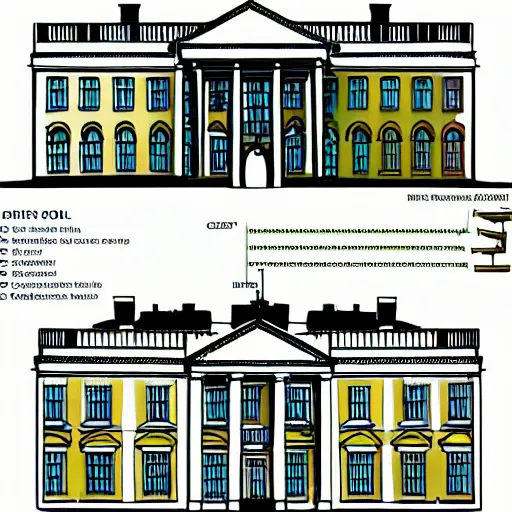 Image similar to architecture diagram of white house