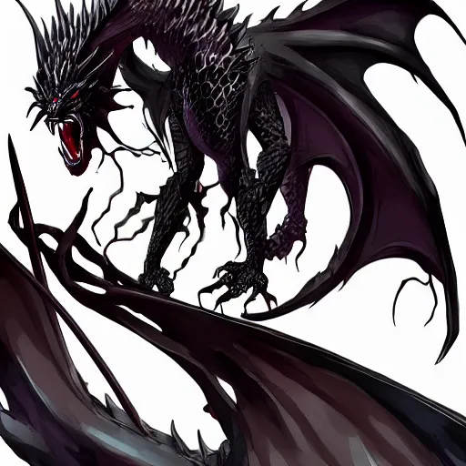 anime black dragon