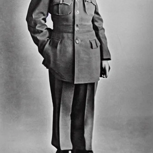 Prompt: Joseph Stalin dressed like a femboy
