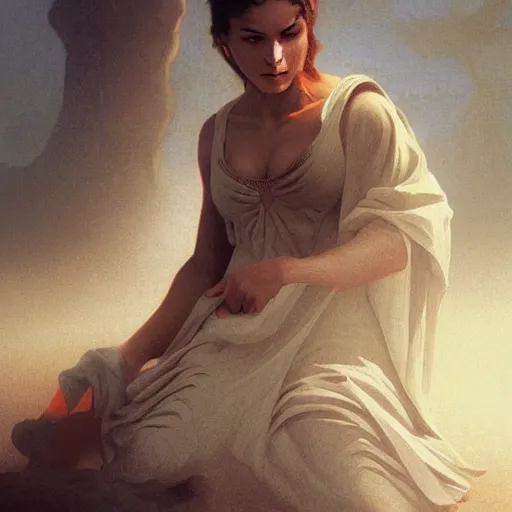 Image similar to mage controling sand with his hands, intricate, elegant, highly detailed, digital painting, artstation, concept art, smooth, sharp focus, illustration, bouguereau