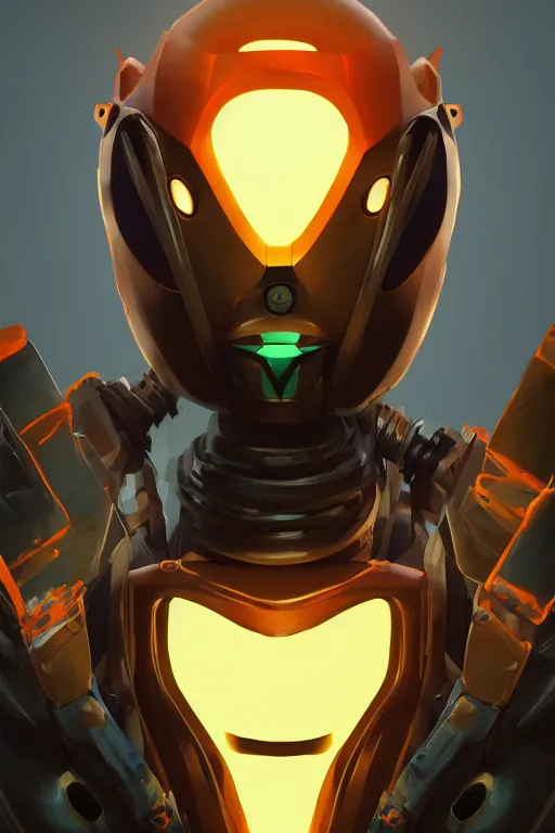 Image similar to epic mask helmet robot ninja portrait stylized as fornite style game design fanart by concept artist gervasio canda, behance hd by jesper ejsing, by rhads, makoto shinkai and lois van baarle, ilya kuvshinov, rossdraws global illumination radiating a glowing aura global illumination ray tracing hdr render in unreal engine 5