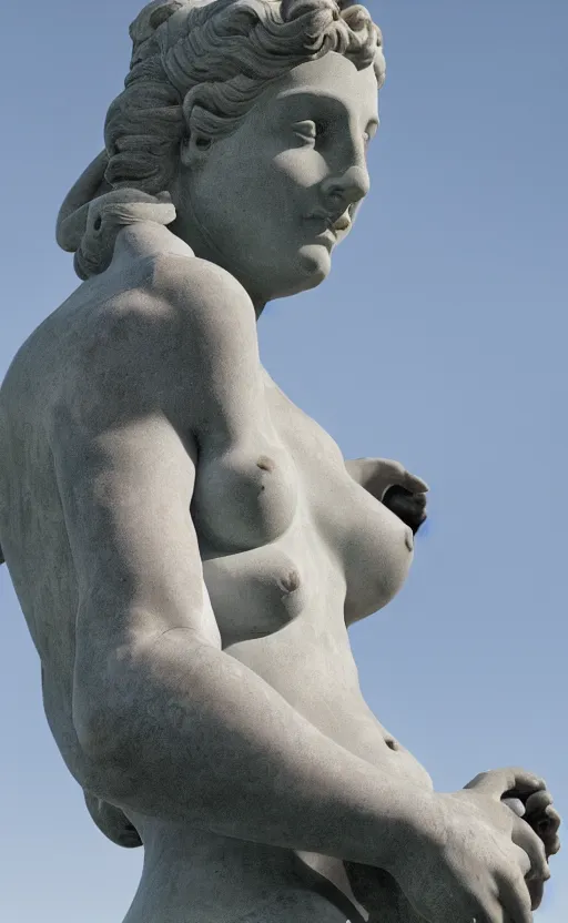 Prompt: venus de milo with arms