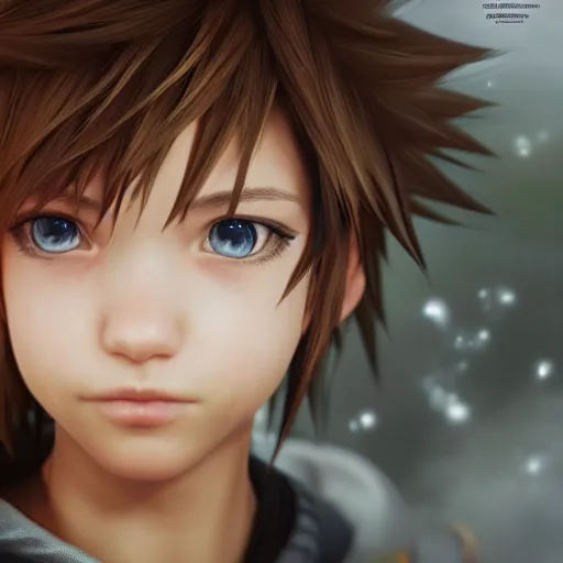 Realistic Sora from Kingdom Hearts 3. (Photoshop & Artbreeder) 🤍 : r/ KingdomHearts