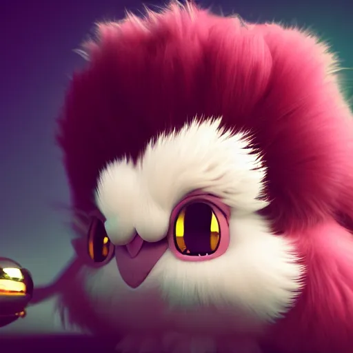 Prompt: photography of a realistic wigglypuff animal, ultra detailed, 8 k, cinematic lighting, natural background, trending on artstation, pokemon