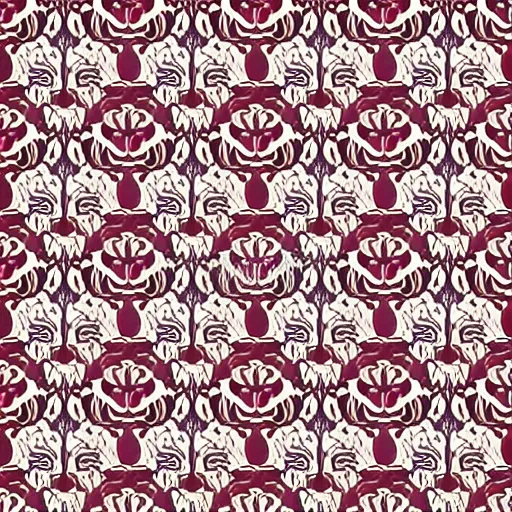 Prompt: seamless damask pattern, elegant classic texture, luxury royal, victorian, baroque elements, suitable for fabric, textile, wallpaper, floral vector background, stock illustration, symmetrical