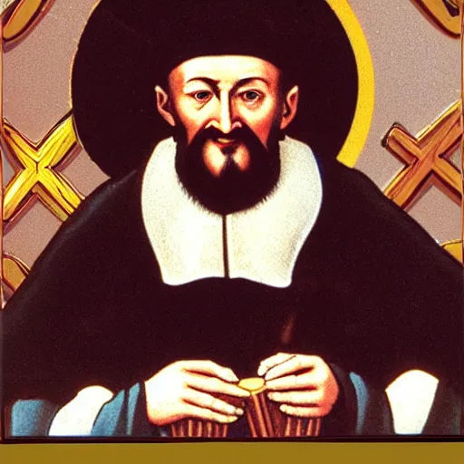 Image similar to Photograph of theologican John Calvin Happy Meal Toy 50 mm, mcdonalds interior background