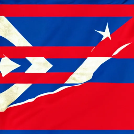Prompt: Flag of the Confederacy of the Gigachad, Gigachad, lift, gym, bodybuilder flag
