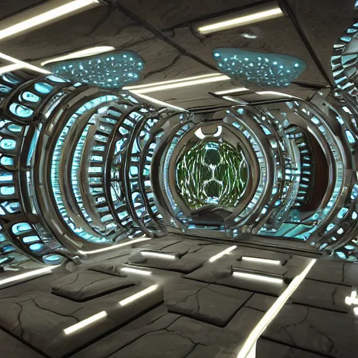 Prompt: cybernetic pods, individual healing pods, humans sleeping, elaborate, highly detailed, dim lighting