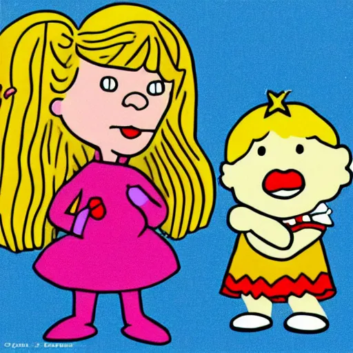 Prompt: little miss taylor swift by roger hargreaves and jim henson