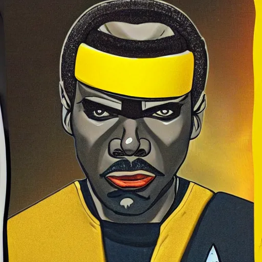 Image similar to Star Trek geordi laforge