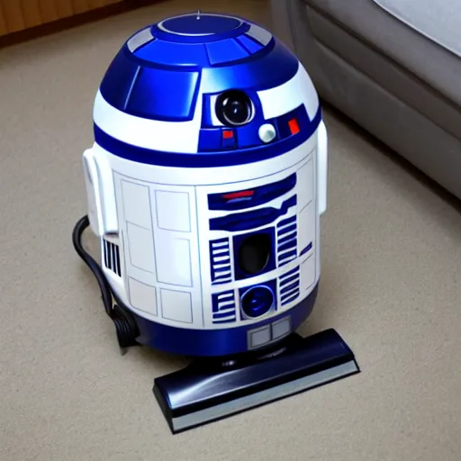 Image similar to r 2 d 2 vacuum cleaner, 8 k,