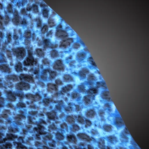 Prompt: a blue mottled creature skin texture | seamless | unreal engine | octane | red shift