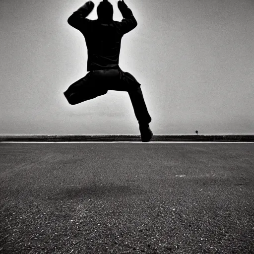 Image similar to man jumping by Eric