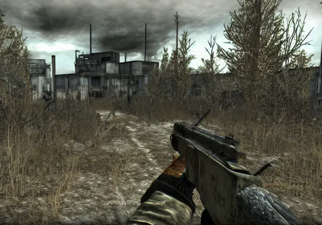 Image similar to screenshot from Stalker Call of Pripyat