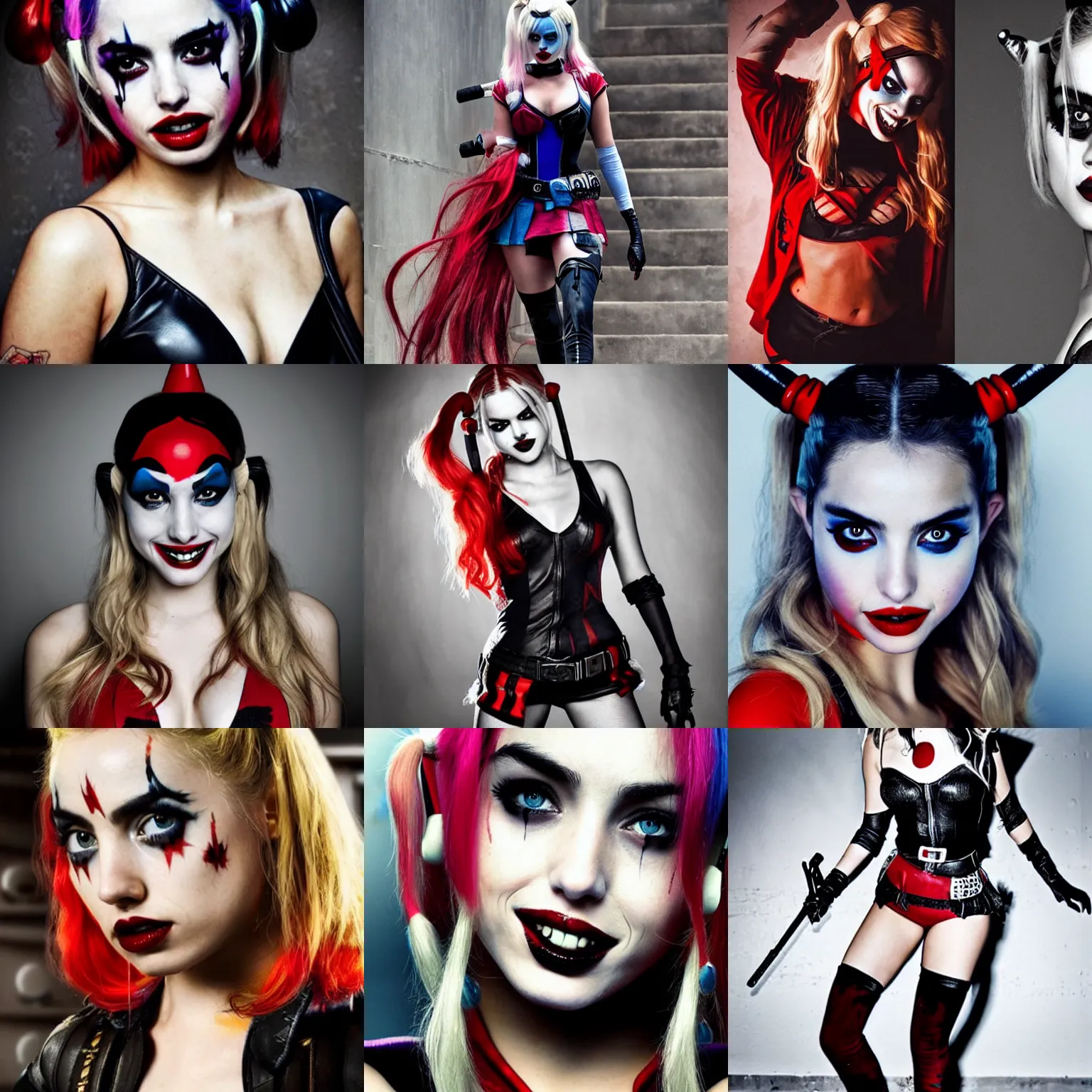 Prompt: Ana de armas as harley quinn