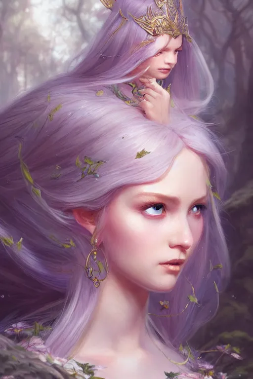 Image similar to fairy princess, highly detailed, d & d, fantasy, highly detailed, digital painting, trending on artstation, concept art, sharp focus, illustration, art by artgerm and greg rutkowski and fuji choko and viktoria gavrilenko and hoang lap