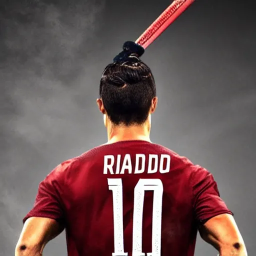 Image similar to Cristiano Ronaldo as samurai