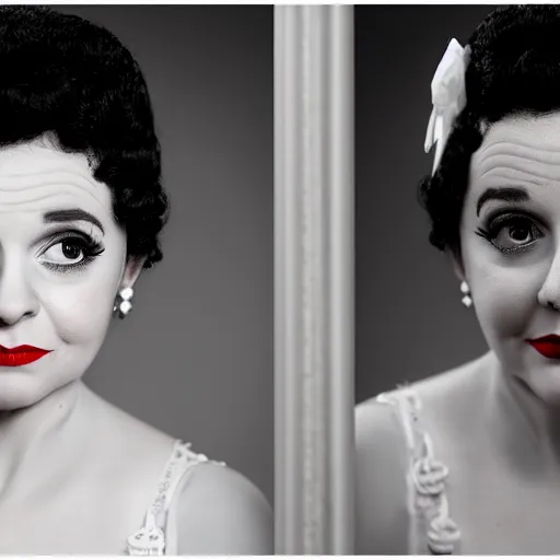 Image similar to portrait photo still of real life betty boop, 8 k, 8 5 mm f 1. 8