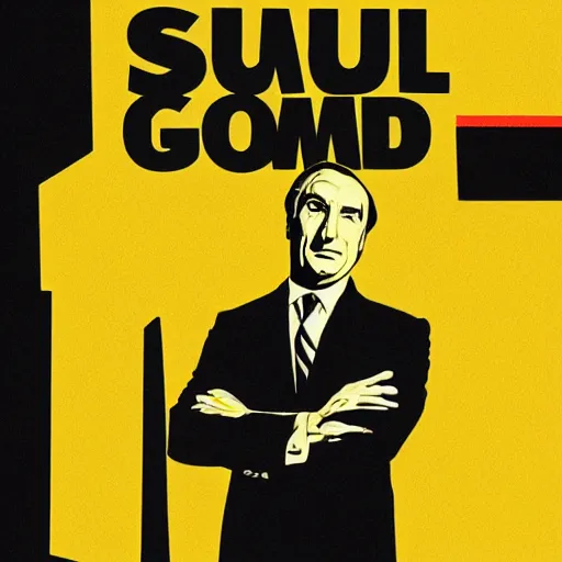 Prompt: poster of saul goodman designed by saul bass