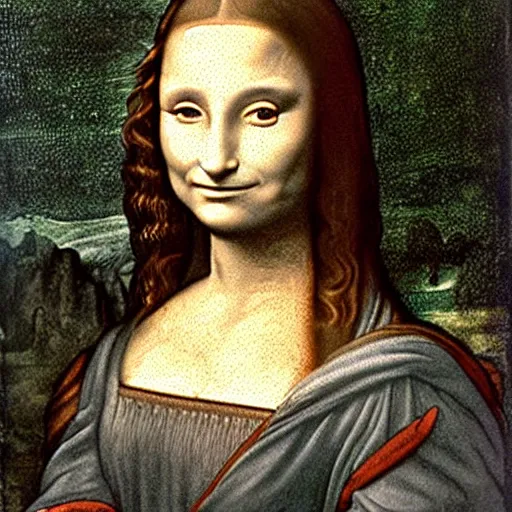 Image similar to gioconda as a cat, art by leonardo da vinci