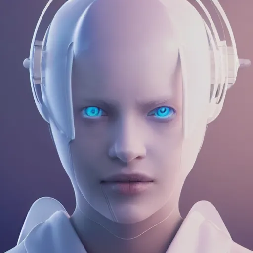 Prompt: a ultradetailed portrait of a white one cast futuristic biomechanic assasin, carbon fibre and nanotube elements, futuristic, 8 k, dramatic light, digital painting by beeple and makoto shinkai, octane render