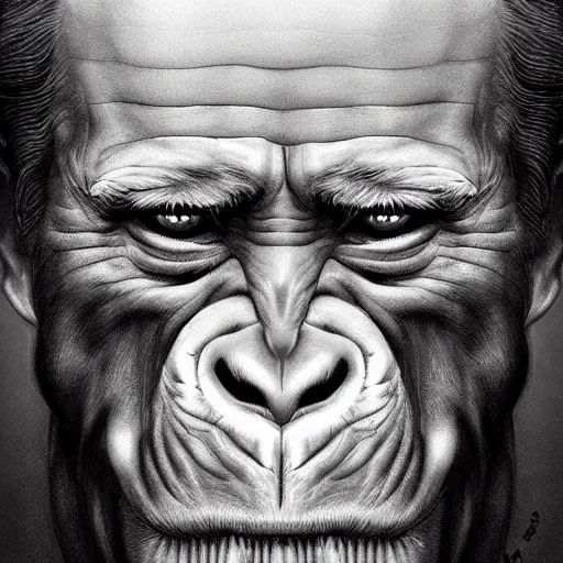 Image similar to Very funny Joe Biden looking like an old monkey, colorful painting on grey scale face, powerful , magic, thunders, dramatic lighting, intricate, wild, highly detailed, digital painting, artstation, concept art, smooth, sharp focus, illustration, art by artgerm and greg rutkowski and alphonse mucha, footage