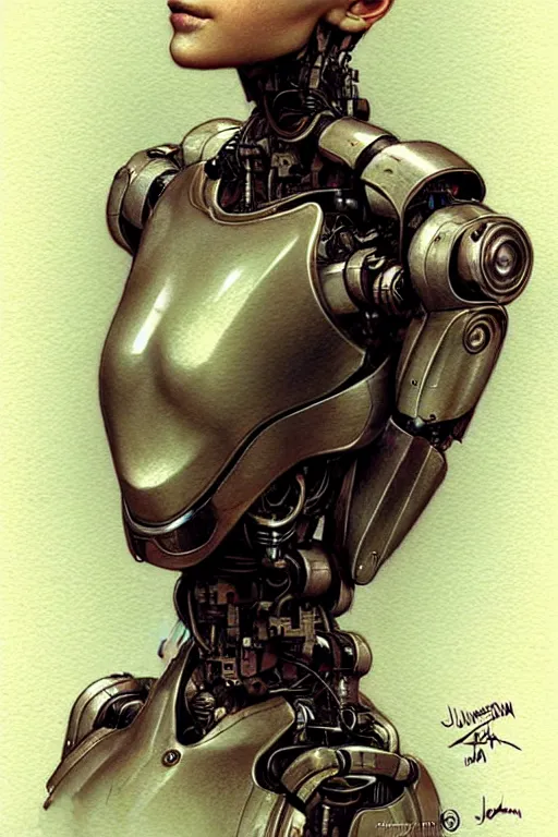 Image similar to humanoid robot from ex machina by jean - baptiste monge