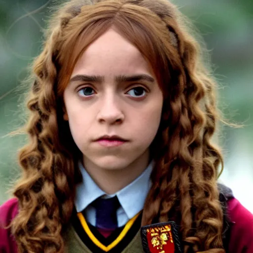 Prompt: Hermione Granger as Harry Potter