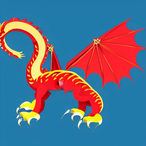 Image similar to vector art of welsh dragon and cute panda mixed, intercrossed, chimera, welsh flag, adobe illustrator