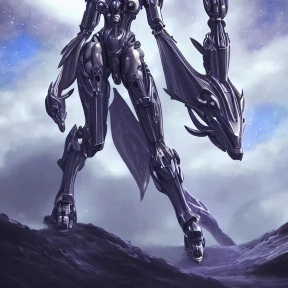 Image similar to giant stunning goddess shot, galactic sized beautiful hot anthropomorphic robot mecha female dragon, floating in space, larger than the planet, gently caressing earth, looming over earth, detailed sleek silver armor, epic proportions, epic scale, highly detailed digital art, sci fi, furry art, macro art, dragon art, goddess art, warframe fanart, destiny fanart, anthro, furry, giantess, macro, furaffinity, deviantart, 8k 3D realism