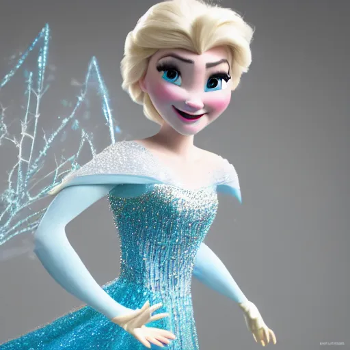 Prompt: Mikhaila Peterson as elsa in live action disney frozen, 8k resolution, full HD, cinematic lighting, award winning, anatomically correct