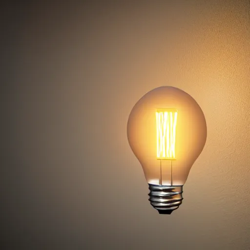 Image similar to A beautiful hyper realistic ultra detailed lifelike cinematic still of a light bulb, knolling, unreal engine, deviantart, flickr, artstation, octane render, textured, colorful, extreme realistic detail, physically based rendering, pbr render, very detailed, volumetric lighting, detailed lighting, octane render, 4k, cinematic lighting, 8k resolution