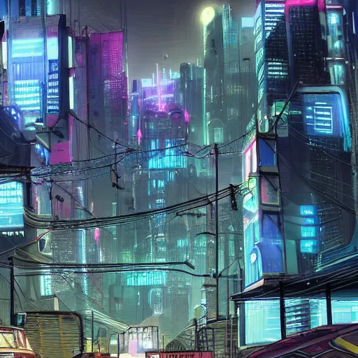 Image similar to a cyberpunk city in south america city