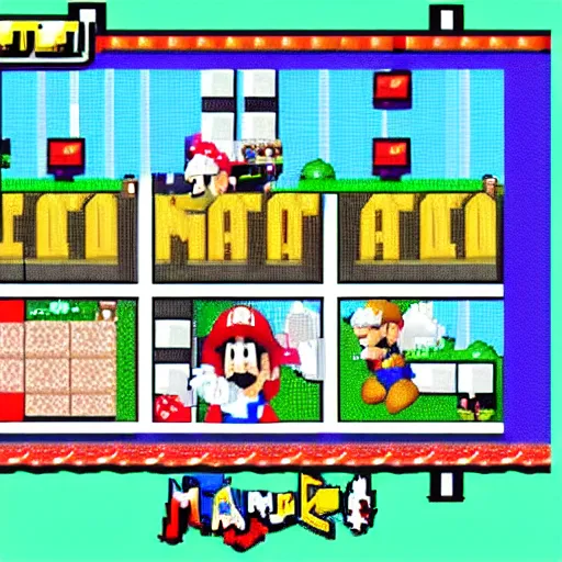 Image similar to bootleg mario video game