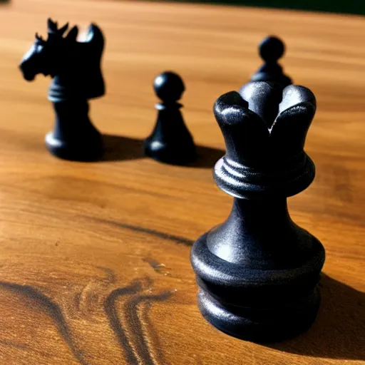 Prompt: Alien chess piece