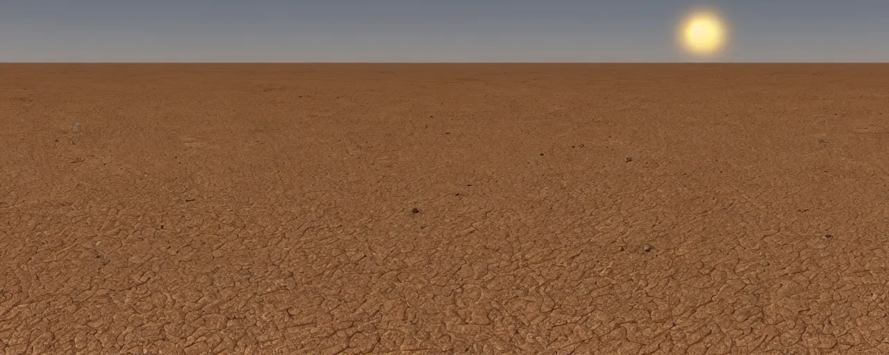 Prompt: Alien desert planet