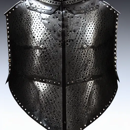 Prompt: black metallic duit of armour