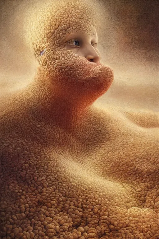 Image similar to intricate stunning highly detailed placenta, digital painting by agostino arrivabene and vladimir kush, surreal, ultra realistic, artstation