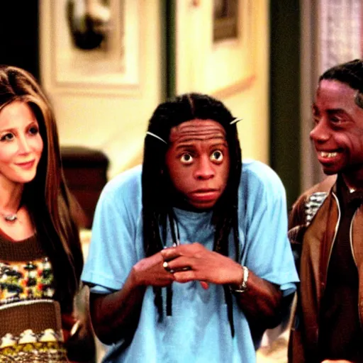 Image similar to a tv still of Lil' Wayne starring in Friends (1999)