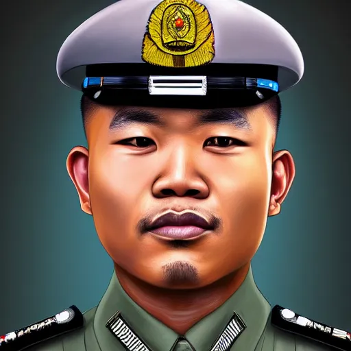 Image similar to lt. john liama, hyper detailed masterpiece, digital art painting, hyper realism aesthetic