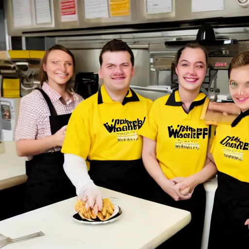 Image similar to wafflehouse employee's