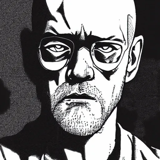 Image similar to michael stipe manga