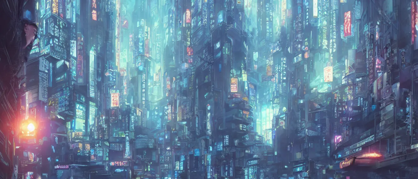 Image similar to new tokyo, ghost in the shell, unreal engine, fantasy art by greg, loish, rhads, ferdinand knab, makoto shinkai, lois van baarle, ilya kuvshinov, rossdraws, tom bagshaw, global illumination, radiant light, highly detailed intricate environment, isometric, onstudio ghibli, octane render, 8 k