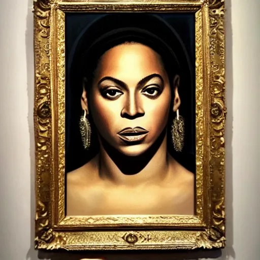 Image similar to beyonce by caravaggio