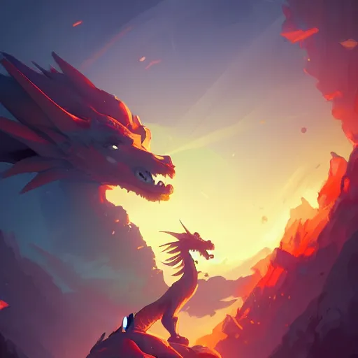 Prompt: dragon breathing fire, behance hd by jesper ejsing, by rhads, makoto shinkai and lois van baarle, ilya kuvshinov, rossdraws global illumination